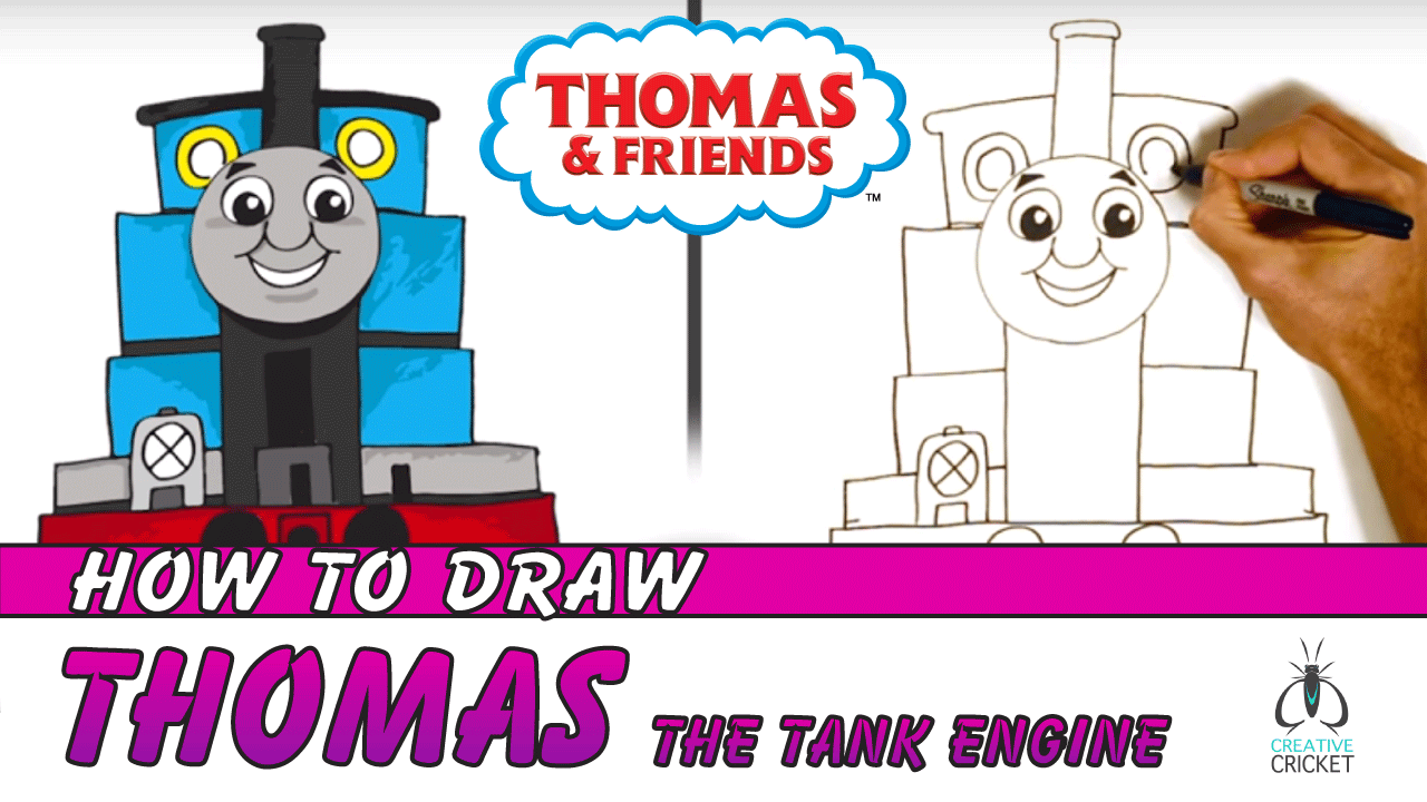 How to Draw Thomas and Friends Drawing Tutorials